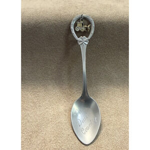 Vintage Pennsylvania Dutch Country Souvenir Spoon – Collectible Americana